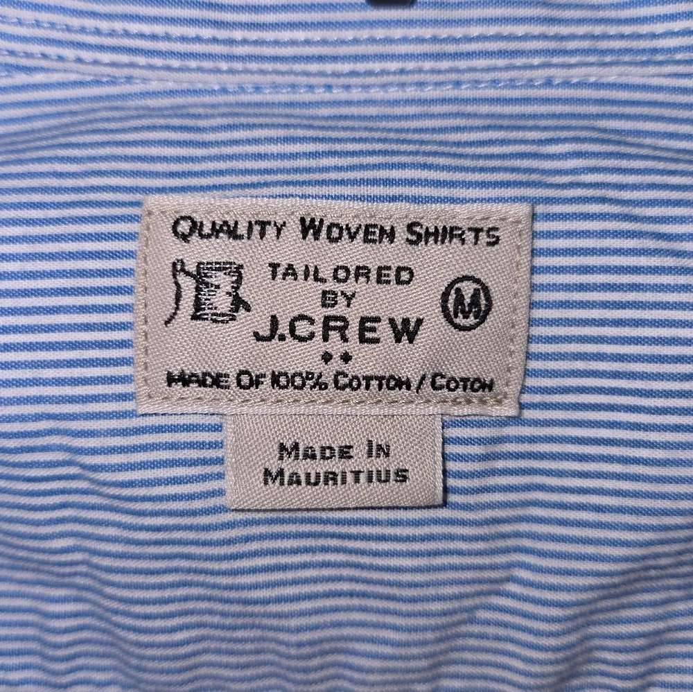 J. Crew Men's M Striped Woven Shirt